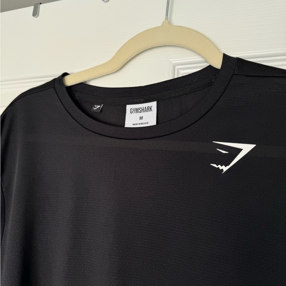 Gymshark Black Tee with Logo